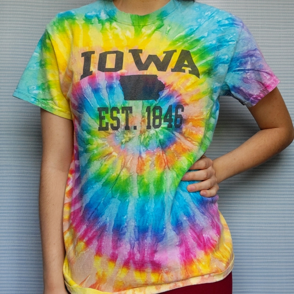 Tie-dye Iowa Women's T-Shirt